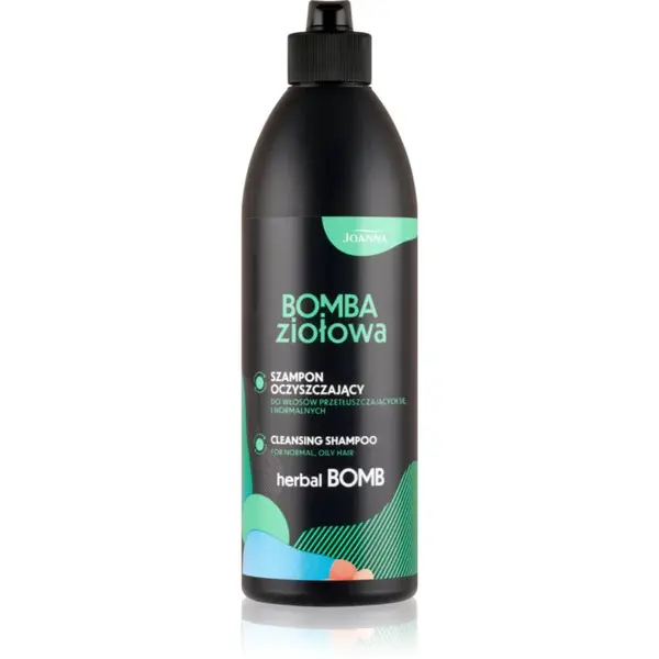 Joanna Herbal Bomb Cleansing Shampoo hloubkově čisticí šampon pro mastné vlasy a vlasovou pokožku 500 ml