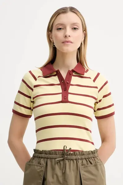 Bavlněné polo tričko Samsoe Samsoe SAAMY