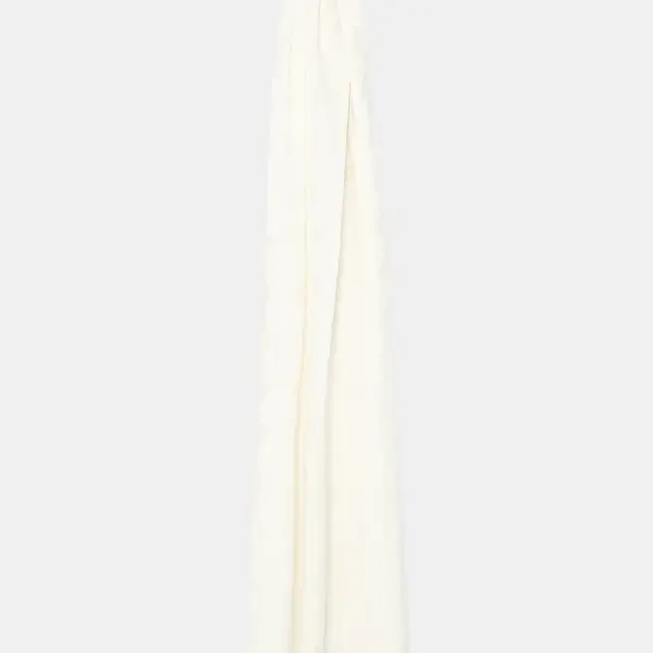 Šála HUGO Anyta_70*200 béžová barva, 50538929