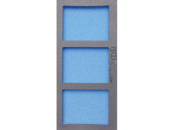 BGS Technic BGS 4091 Nářaďový modul 1/3 - prázdný. 3 odkládací plochy 140x110x20 mm
