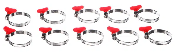 Hadicová spona s motýlkem MECHANIC CONNECT, 32-44 mm, 10 ks - SIXTOL