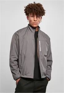 Reversible jacket Polar Fleece darkkhaki/asphalt