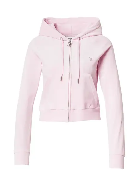Juicy Couture Tepláková bunda 'MADISON'  rosé