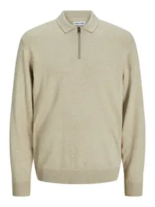 JACK & JONES Sveter 'JJEEmil'  tmavošedá