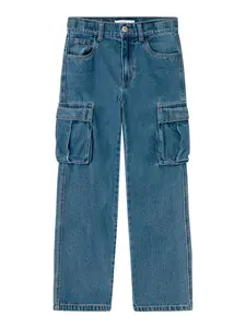 NAME IT Nohavice 'Ryan'  modrá denim