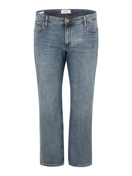 Jack & Jones Plus Džínsy 'JJIMIKE JJORIGINAL'  modrá denim