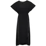 ALPINE PRO URAMA Dámské letní šaty, černá, velikost