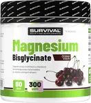Survival Magnesium Bisglycinate 300 g černá višeň