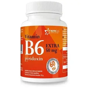 NUTRICIUS VITAMÍN B6 EXTRA PYRIDOXIN Doplněk stravy, , velikost