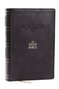NKJV Bible: Personal Size Giant Print, Black Leathersoft, Holy Bible, Red Letter, Comfort Print: New King James Version - Thomas Nelson