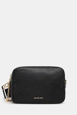 Kožená kabelka MICHAEL Michael Kors černá barva, 32S5GYTC5L
