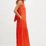 Šaty Liu Jo oranžová barva, maxi, WA5393.T5973