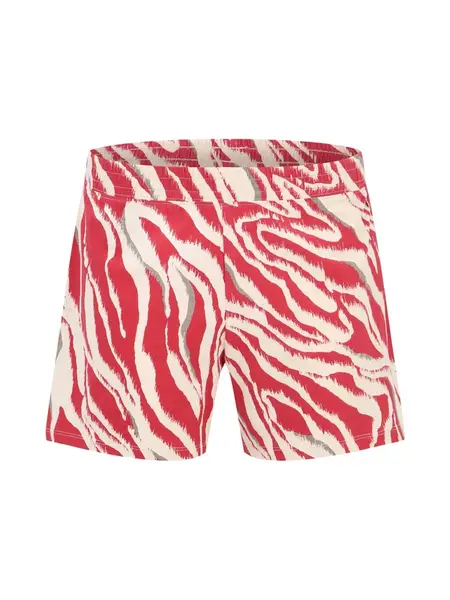 s.Oliver Pyžamové nohavice  krémová / svetlosivá / oranžovo červená