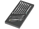 Wera 150120 Klíče Joker 6000 8 ÷ 19 mm v pěnové vložce, Set 1 (Sada 11 dílů)