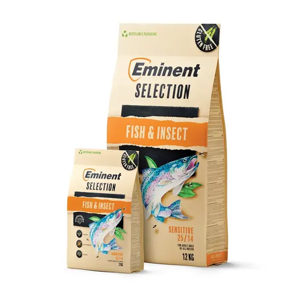 Eminent Selection Sensitive suché krmivo pre psov - ryby, hmyz 12 kg