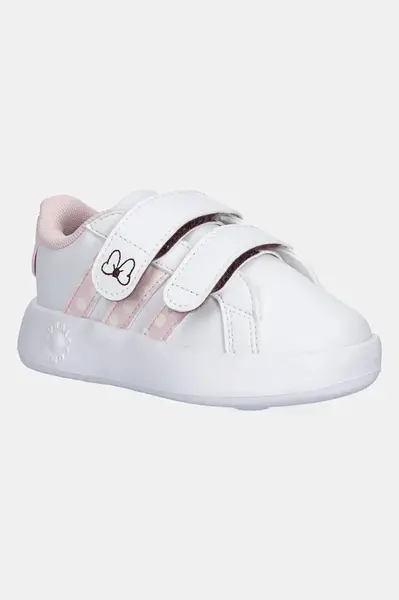 Dětské tenisky adidas GRAND COURT MINNIE bílá barva, JR8130