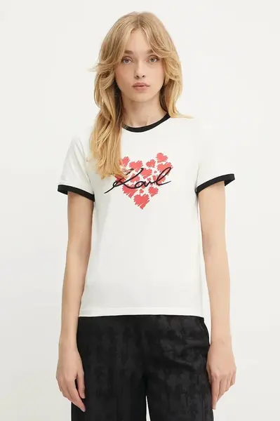 Bavlněné tričko Karl Lagerfeld