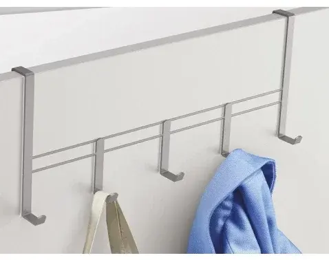 Závesná lišta na dvere Polytherm L 38 cm, strieborná mat%