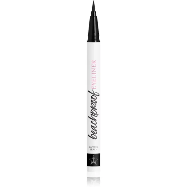 Jeffree Star Cosmetics Gothic Beach BeachProof Eyeliner oční linky ve fixu odstín Gothic Beach - Black 0,5 ml