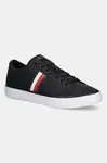 Tenisky Tommy Hilfiger TH HI VULC LOW CORE STRIPES MESH