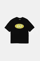 Dětské bavlněné tričko EA7 Emporio Armani