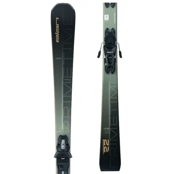 Elan PRIMETIME 22 PS + EL 10.0 GW Zjazdové lyže, čierna, veľkosť