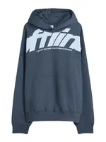 Bershka Mikina  svetlomodrá / tmavomodrá