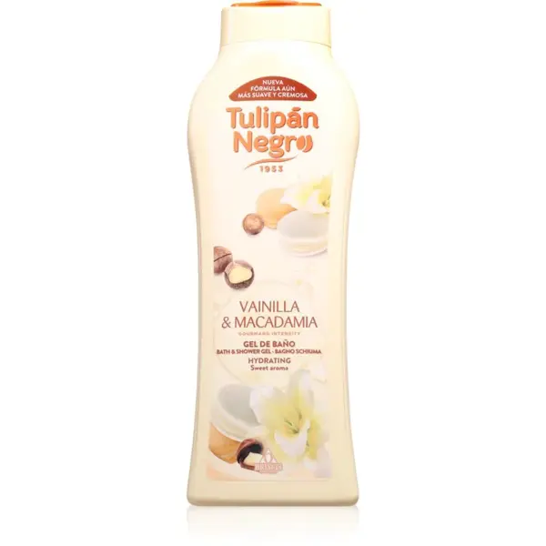 Tulipán Negro Vanilla Y Macadamia sprchový gel 650 ml