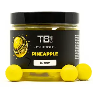 Tb baits plovoucí boilie pop-up pineapple + nhdc 65 g-12 mm