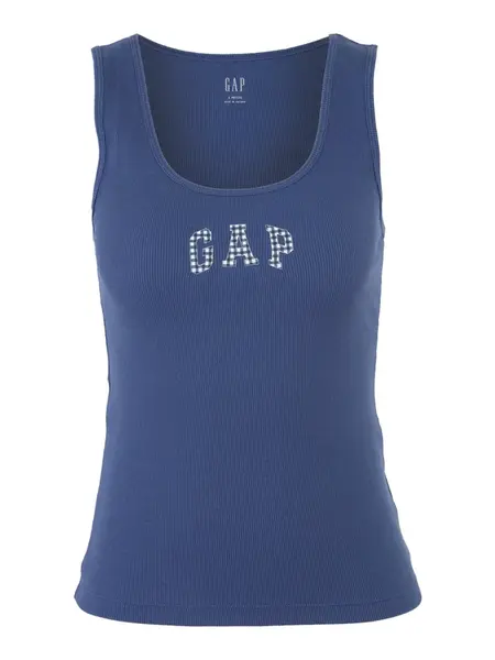 Gap Petite Top  enciánová / tmavomodrá / biela