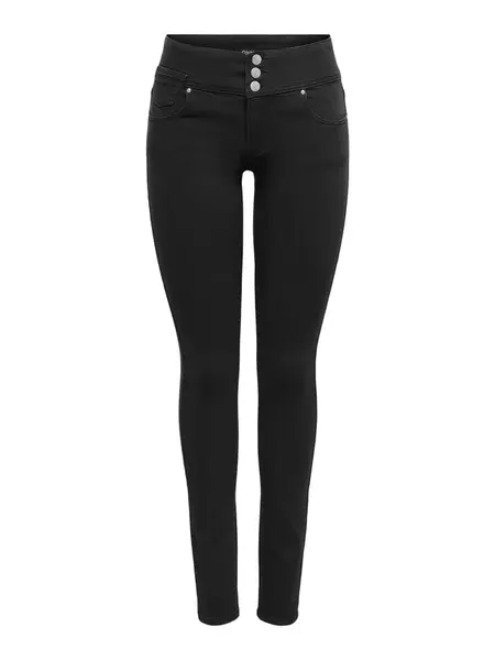 Only Petite Džínsy 'ONLRAIN ANEMONE'  čierny denim