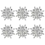 6Pcs Alloy Garment Accessories