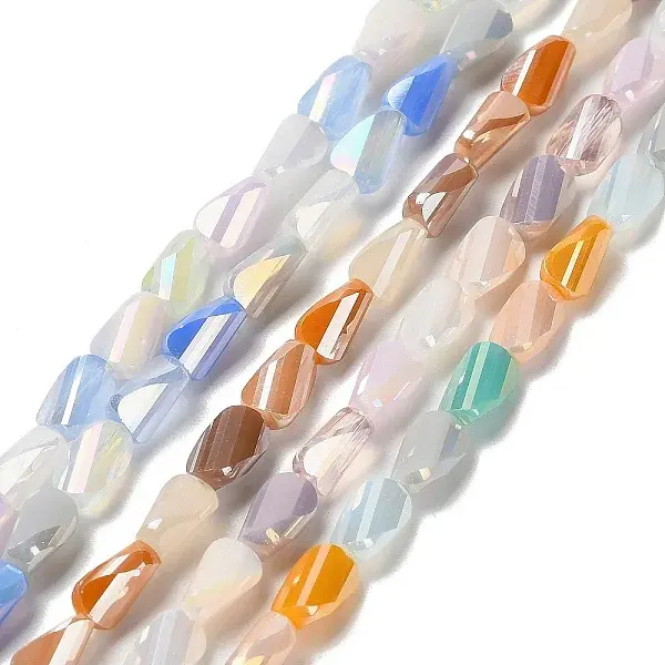 Electroplate Glass Beads Strands