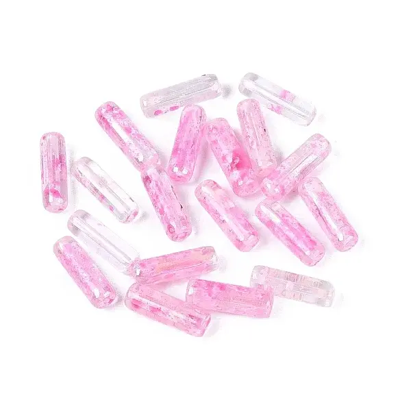 Picasso Transparent Glass Bugle Beads
