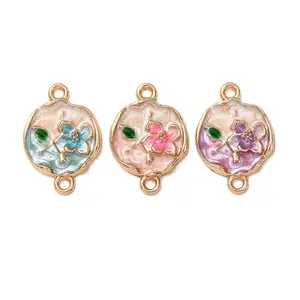 Alloy Enamel Links Connector Charms