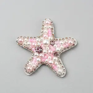 Embroidery Cloth Rhinestone Sew On Patches