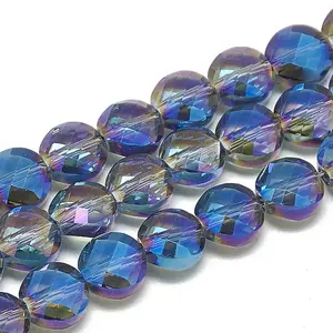 Electroplate Glass Beads Strands