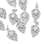SHEGRACE Brass Clear Cubic Zirconia Pendants