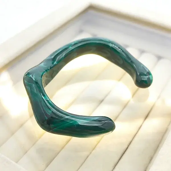 Twisted Acrylic Cuff Bangles for Women