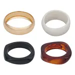 4Pcs 4 Styles Acrylic Bangles