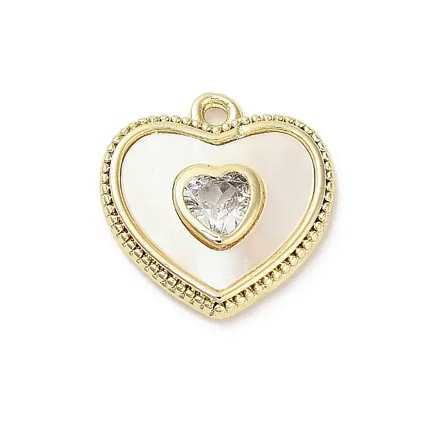 Natural White Shell Charms