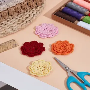 4Pcs 4 Colors Hand-woven Cotton Ornament Accessories