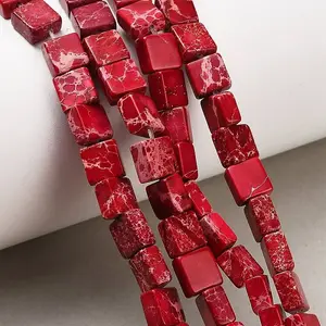 Dyed Natural Imperial Jasper Beads Strands