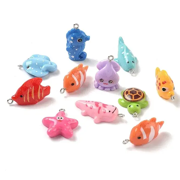 Opaque Resin Pendants