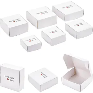 24Pcs 6 Styles Paper with PVC Candy Boxes