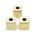 UV Plating Acrylic European Large Hole Beads