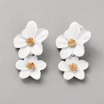 Alloy Dangle Stud Earrings