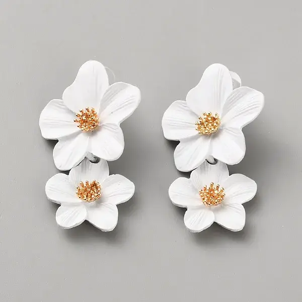 Alloy Dangle Stud Earrings