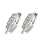 Brass Huggie Hoop Earring Findings