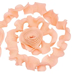 Chiffon Organza Pleated Lace Trim